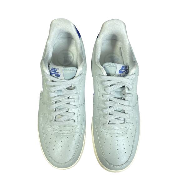 Men's Size 8.5 - NIKE Air Force 1 07 LV8 LEATHER Grey Trainers AJ9507 002 - Picture 13 of 16